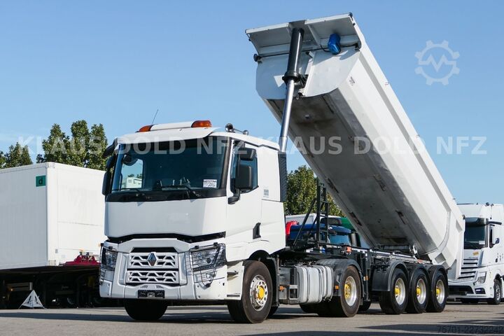 Damperli kamyon RENAULT C 520 X-Drive Komplettzug Kipper 25 m³