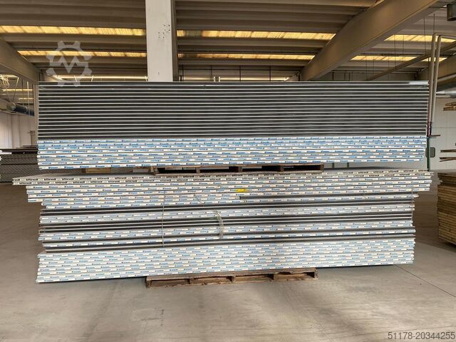 Approximately 2,200 square meters of insulated panels