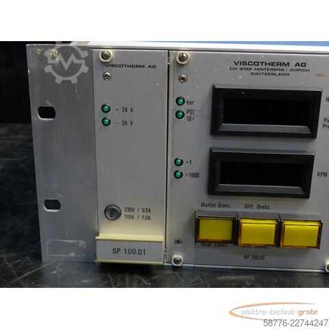 Στοιχείο  Viscotherm Hauptgerät EMS  Z.Nr. 3-800. 165  F.Nr. HW 2.04