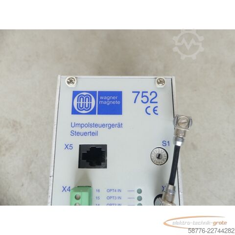 Στοιχείο Wagner 752-ST/1 Umpolsteuergerät / Steuerteil 340659 SN: 529597