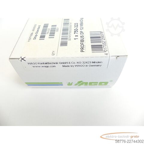 Komponenta WAGO 750-323 Profibus DP 12 MBd/ Digital SN 131159 -!-