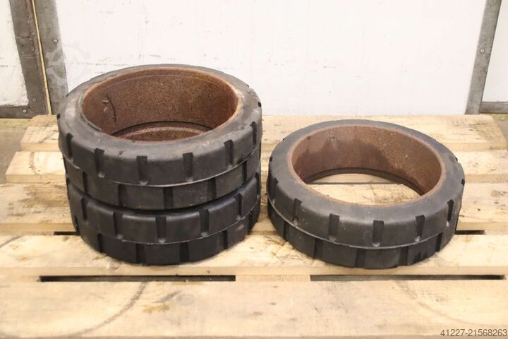 3 styk fuldgummidæk Renger 410x305x130