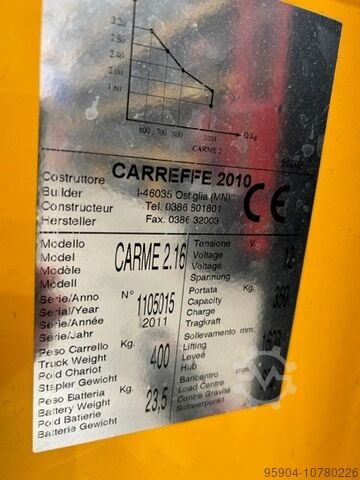Carreffe Carme 2.16 elektrische heftruck Carreffe Carme 2.16