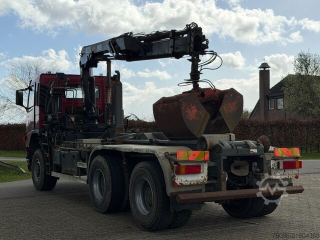 Containertransport (haakarmsysteem) Volvo FM 6x6!! WS KRAAN/HAAKARM!!NL TRUCK!!