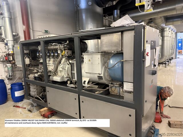 BHKW, CHP, gas Viessmann Vitobloc 200EM