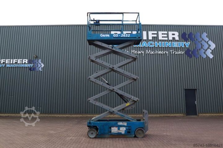 Ollós emelő Genie GS2632 Electric, Working Height 10m, 227kg Capacit