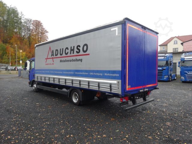 Gardinsidad skåpbil MAN 7.190 TGL 1.Hand Pritsche Plane 7,10m