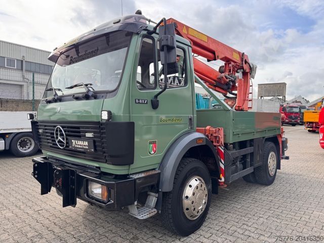 Autolaadkraan MERCEDES-BENZ 1417 AK Allrad Palfinger Montagekran 17,7m 64TKM