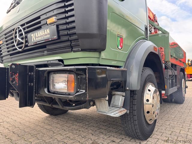 Autolaadkraan MERCEDES-BENZ 1417 AK Allrad Palfinger Montagekran 17,7m 64TKM