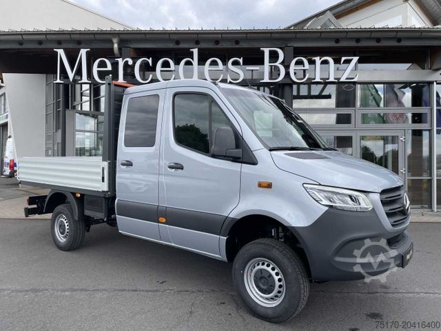 Schuifzeil bestelwagen MERCEDES-BENZ Sprinter 319 CDI 4x4 DoKa Klima Stdheiz AHK LED
