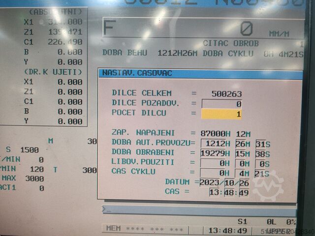 CNC soustruh DOOSAN Puma TT 1800 SY