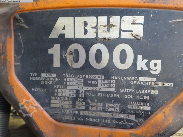 Oszlopos emelő daru ABUS 1 SN