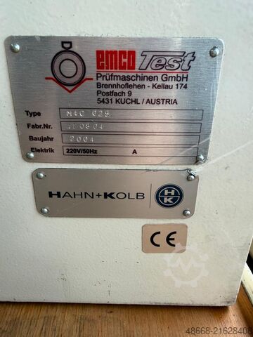 Universal hårdhedsprøvemaskine (hårdhedstester) EMCO Test M4C 025