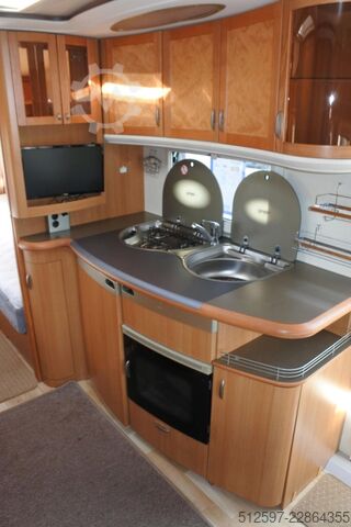 Campingvogn HOBBY Prestige 540 UL Mover, SAT-/TV, Sonnensegel