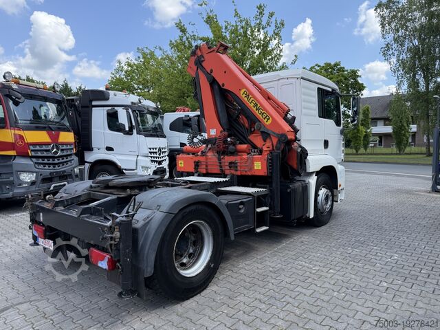 Teherautóra szerelt daru MAN TGA 18.430 Kran Palfinger 16502 Jib 26.5 Meter