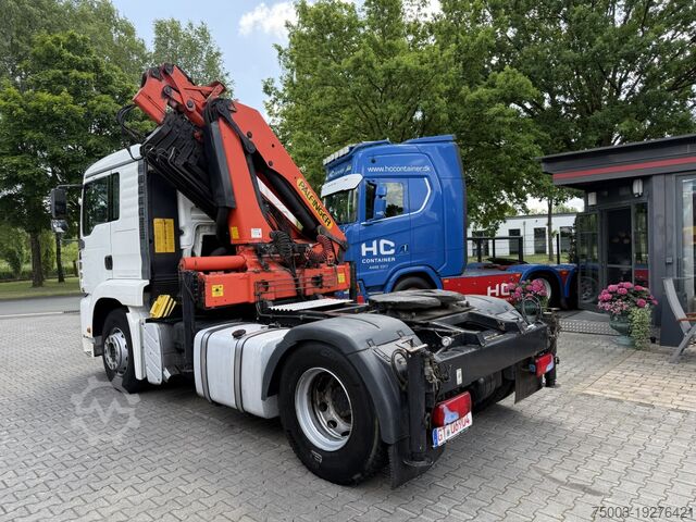 Teherautóra szerelt daru MAN TGA 18.430 Kran Palfinger 16502 Jib 26.5 Meter