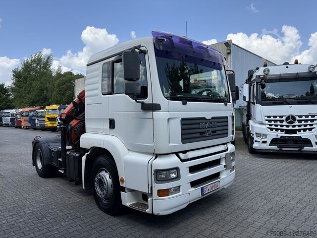 Teherautóra szerelt daru MAN TGA 18.430 Kran Palfinger 16502 bis 26.5 Meter