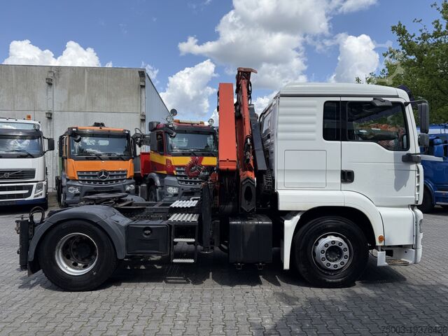 Teherautóra szerelt daru MAN TGA 18.430 Kran Palfinger 16502 bis 26.5 Meter