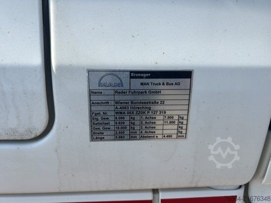 Standard tractor unit MAN TGX 18.460 XLX INTARDER,  STANDKLIMA