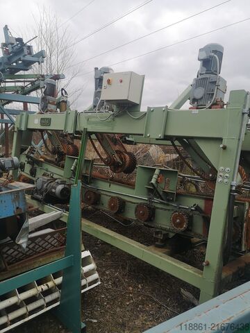 Complete zagerij (stationair) HewSaw conveyor Banana