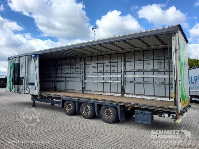 Open oplegger met zeil Schmitz Cargobull Curtainsider Mega Getränke