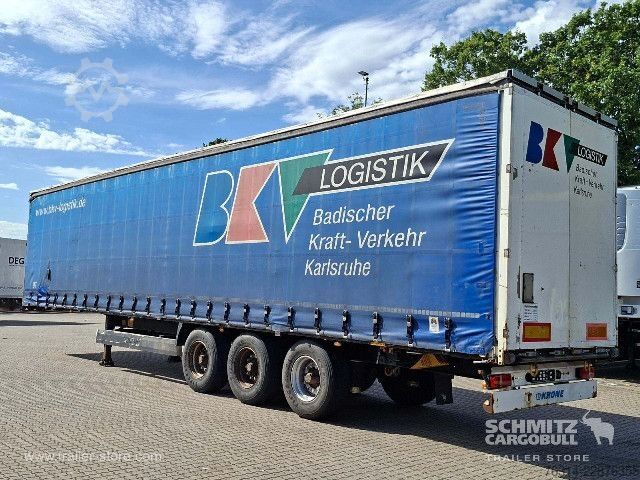Open oplegger met zeil Krone Curtainsider Standard Getränke