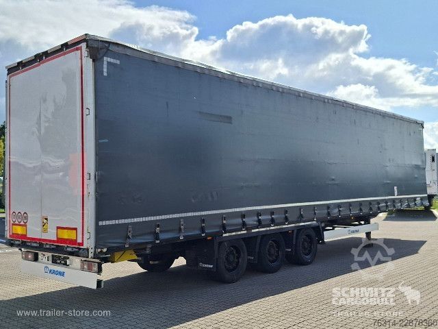 Open oplegger met zeil Krone Curtainsider Mega