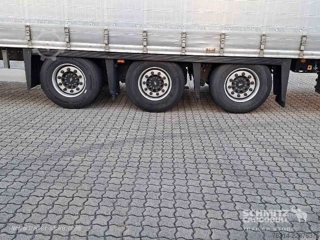Open oplegger met zeil Schmitz Cargobull Curtainsider Mega Getränke
