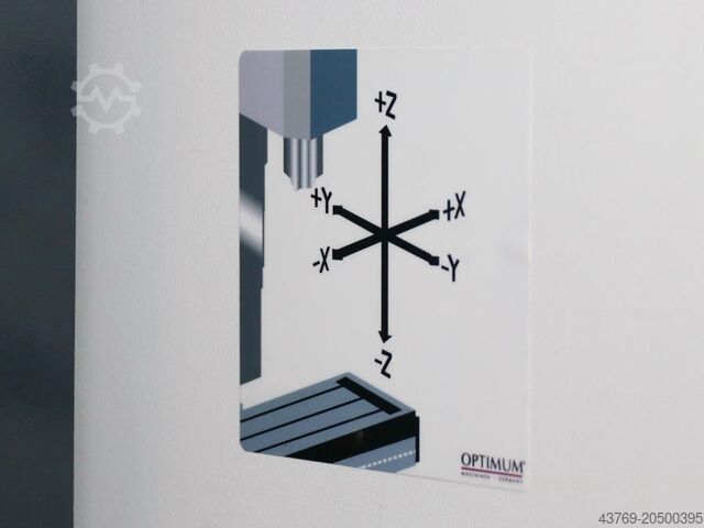 Vertical machining center OPTIMUM OPTImill F 105 CNC