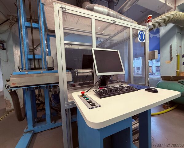 Lazerli tekstil sonlandırma sistemi Tonello Laser Blaze 250