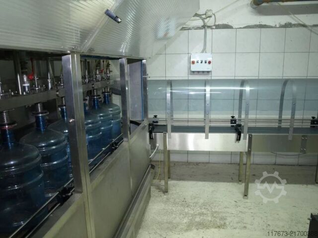 Használt automata 18,9L palackozó sor, 500 palack/óra  