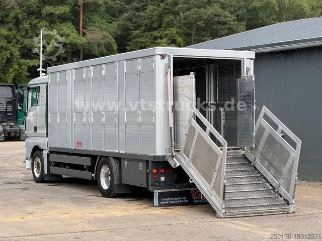 Kreaturvogn MAN TGX 18.400 Retarder Voll/Luft KA-BA 1.Stock ALU