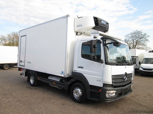 Soğutuculu kamyon MERCEDES-BENZ Atego 1018*2xCarrier Kühlkoffer 4.86m*LBW*Klima*