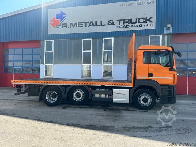 Platós teherautó MAN 26.430 TGS BL 6x2 Platteau - Mitnahmestapler