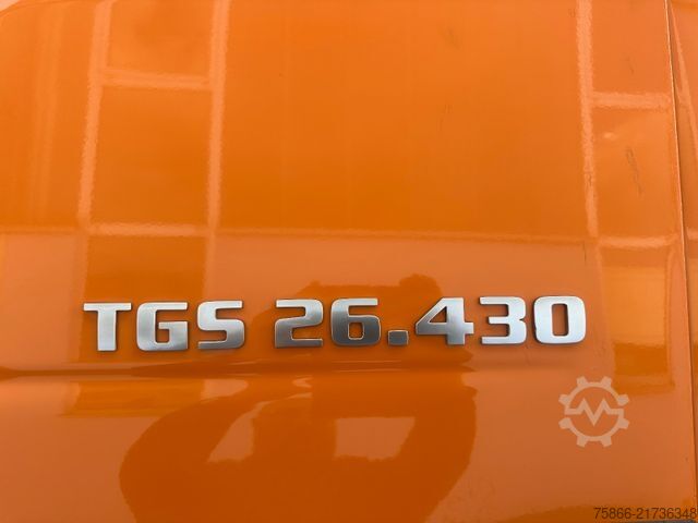 Platós teherautó MAN 26.430 TGS BL 6x2 Platteau - Mitnahmestapler
