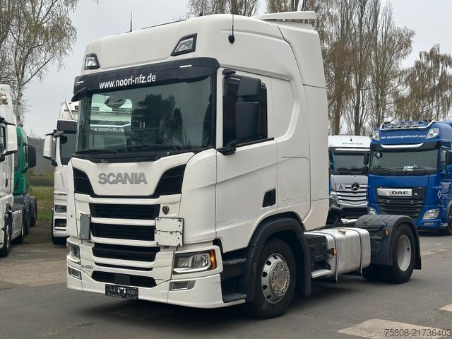 Camião de materiais perigosos SCANIA R450 Euro6D Retarder ACC ADR EXII / EXIII PTO