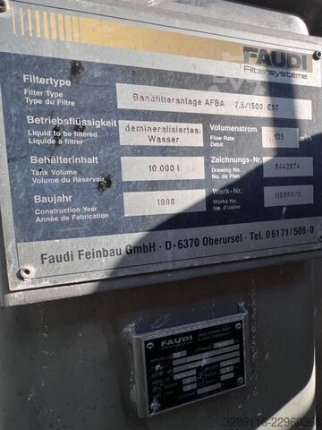 Système de filtration FAUDI AFB-EST