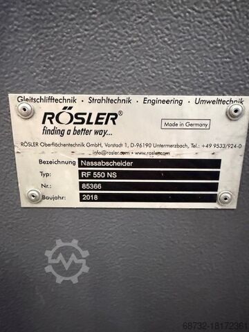 Instalație de sablare Rösler RDGE 1000-4 HD