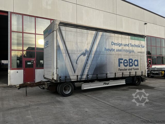Rimorchio aperto con telone Fliegl ZPS180  2 Achs Jumbo-Planenanhänger