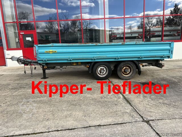 Tipvognstrailer Humbaur HTK 10 50 24  Tandem Kipper- Tieflader