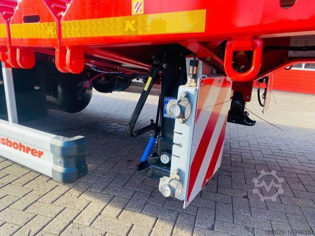 Semirimorchio con piattaforma di lavoro KÄSSBOHRER Mega Tele HD Plattform Auflieger mit Radmulden