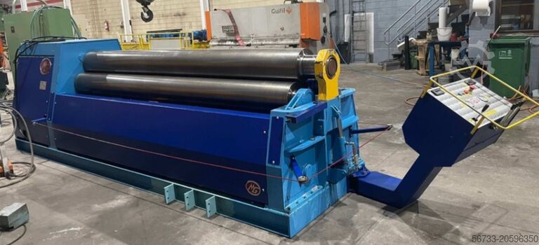 Hydr. rondbuigmachine met drie rollen MG 3100 x 16/12 mm