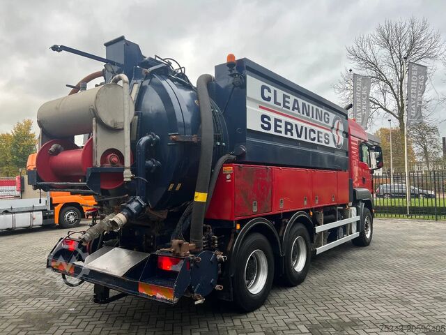 Zuigvoertuig MAN TGS 33.360 6x4 Wicom Vacüm and high pressure tr...