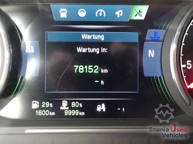 Cap tractor standard Scania S 500 NA - HIGHLINE - 2x TANKs - ACC