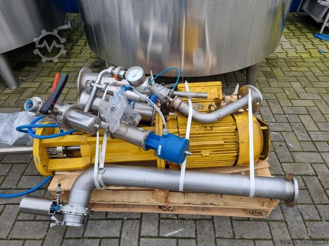 Beholder under tryk med Atex-omrører Hermann Waldner GmbH&Co