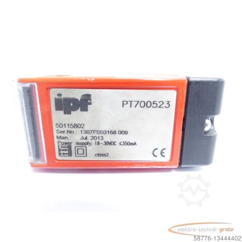 IPF-component IPF ipf PT700523 / 50115802 Laser Sensor SN: 13070501 68 009