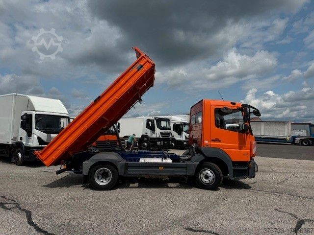Three-way tipper van MERCEDES-BENZ Atego 818K Euro6  manuell Meiller3-Seiten-Kipper