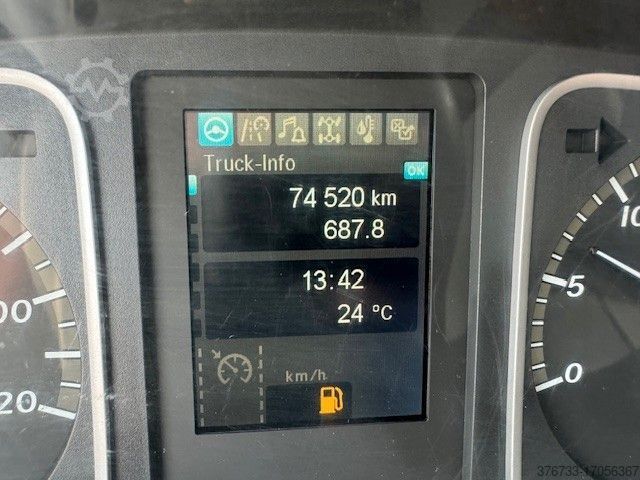 Three-way tipper van MERCEDES-BENZ Atego 818K Euro6  manuell Meiller3-Seiten-Kipper