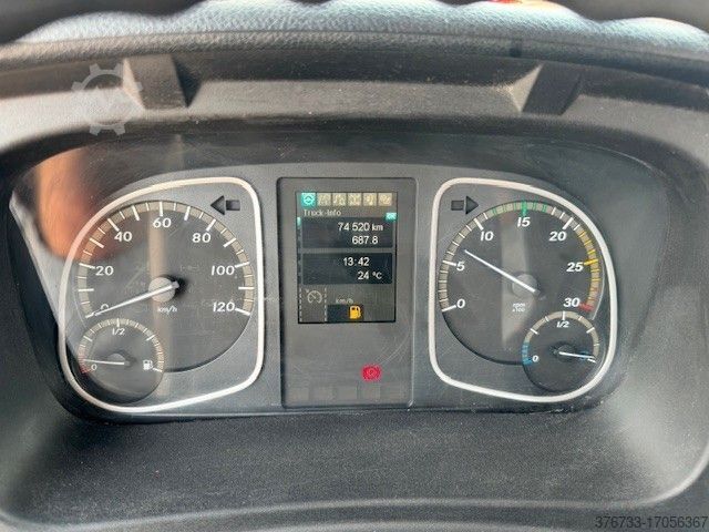 Three-way tipper van MERCEDES-BENZ Atego 818K Euro6  manuell Meiller3-Seiten-Kipper