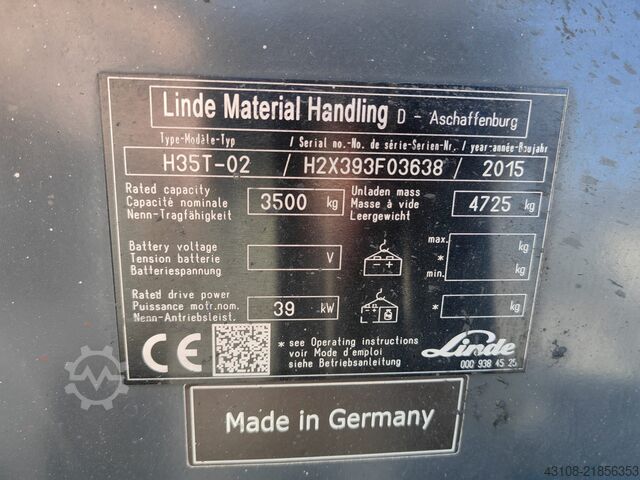 Motostivuitor Linde H35T-02 EVO